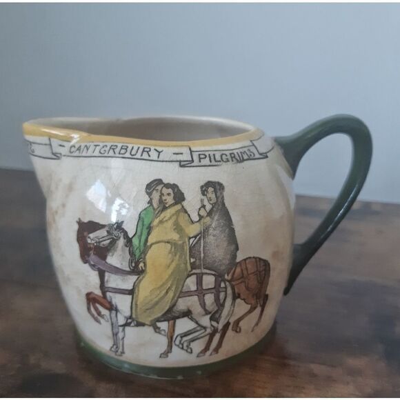 Canterbury Pilgrims Royal Daulton Creamer - Picture 1 of 5